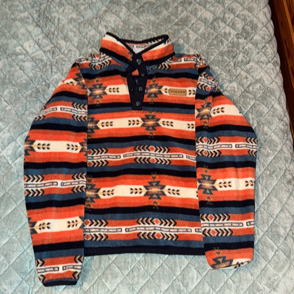 Cinch pull over jacket